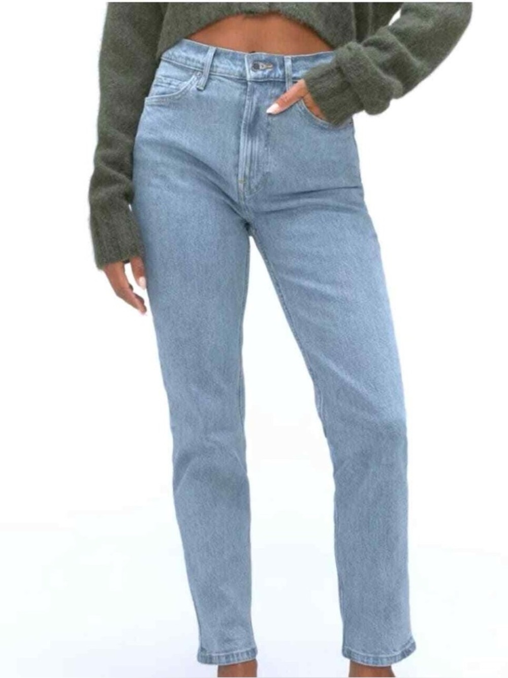 Everlane The Cheeky Jean Light Wash - 26 Crop